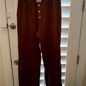 PARKE brown boxer sweatpants